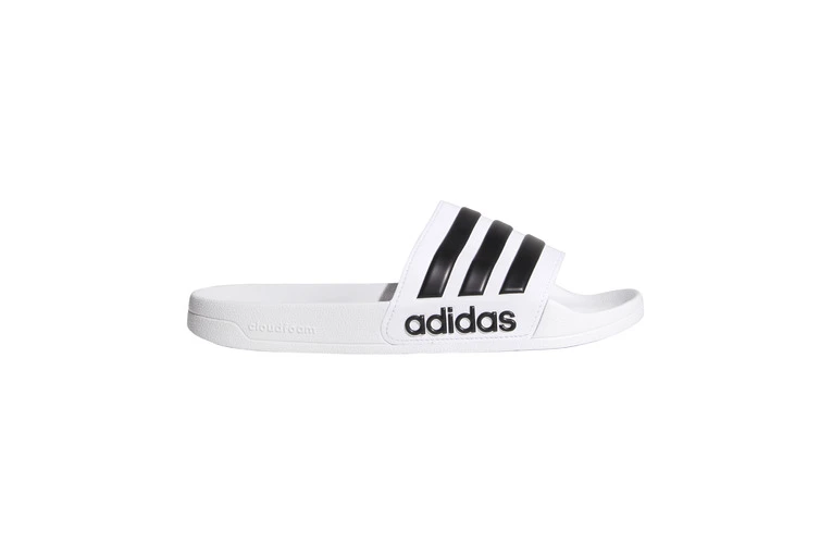 Adidas Adilette Shower Slipper Wit/zwart Dames 3 Adidas Adilette Shower Slipper Wit/zwart Dames