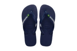 Havaianas Brasil Logo Teenslippers Blauw Heren