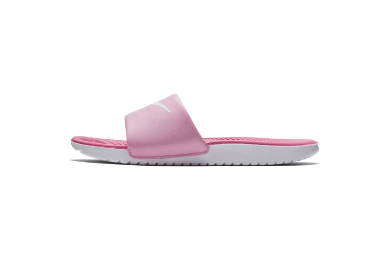 Nike Kawa Slide Slippers Roze/wit Dames 4 Nike Kawa Slide Slippers Roze/wit Dames - Afbeelding 2