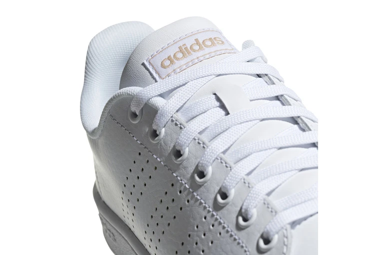 Adidas Sneaker Advantage Wit/copper Metalic Dames 7 Adidas Sneaker Advantage Wit/copper Metalic Dames - Afbeelding 5