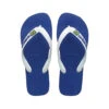 Havaianas Brasil Logo Blauw/wit Unisex