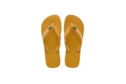 Havaianas Brasil Layers Teenslippers Okergeel Dames