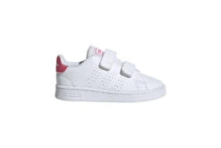 Adidas Sneaker Advantage Wit/roze Peuters