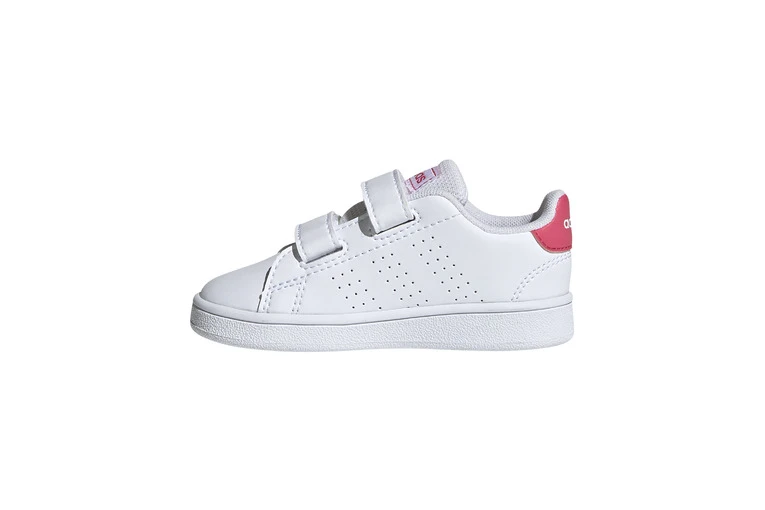 Adidas Sneaker Advantage Wit/roze Peuters 4 Adidas Sneaker Advantage Wit/roze Peuters - Afbeelding 2