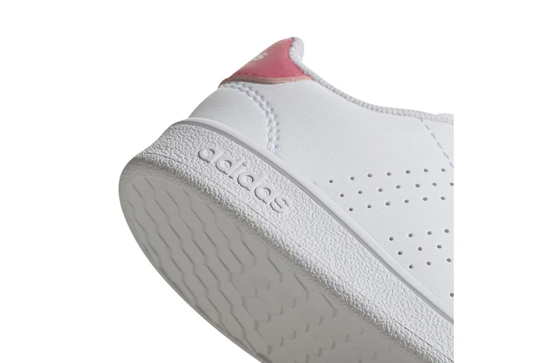 Adidas Sneaker Advantage Wit/roze Peuters 6 Adidas Sneaker Advantage Wit/roze Peuters - Afbeelding 4