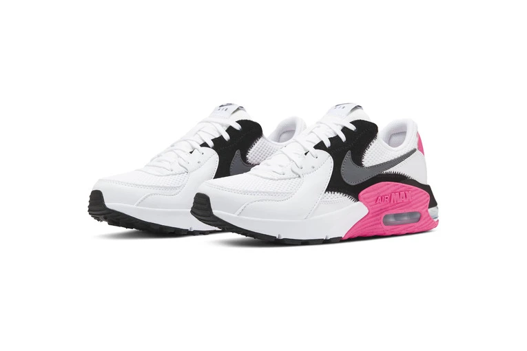 Nike Air Max Excee Wit/roze/zwart Dames 5 Nike Air Max Excee Wit/roze/zwart Dames - Afbeelding 3