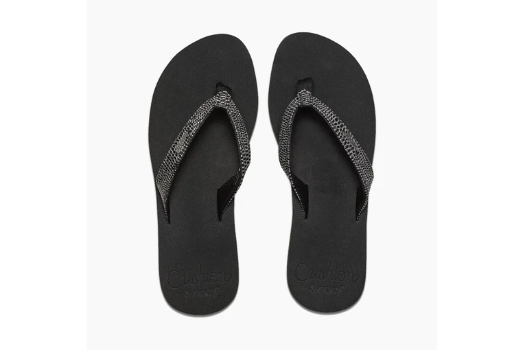 Reef Slipper Star Cushion Sassy Zwart Dames 3 Reef Slipper Star Cushion Sassy Zwart Dames