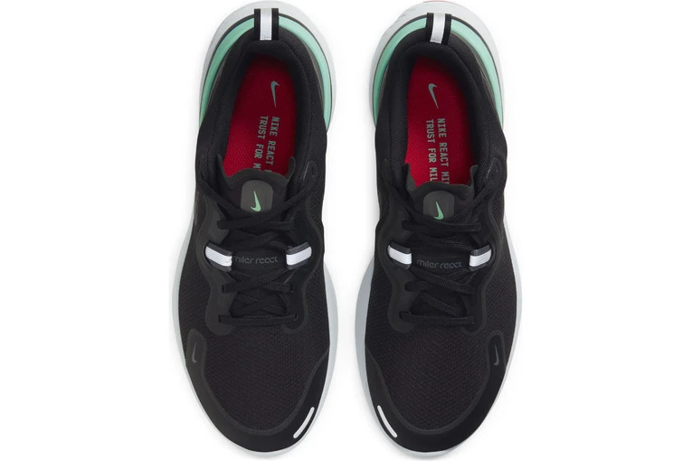 Nike Loopschoen React Miler Zwart/grijs Heren 6 Nike Loopschoen React Miler Zwart/grijs Heren - Afbeelding 4