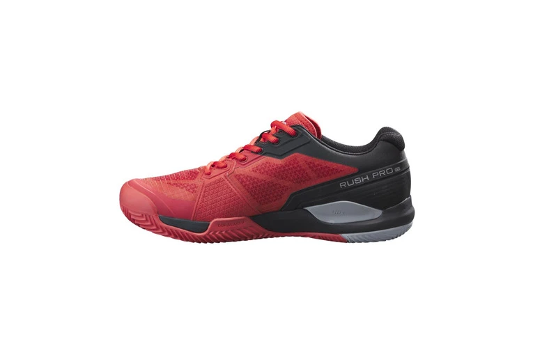 Wilson Rush Pro 3.5 Tennisschoen Rood/zwart Heren 4 Wilson Rush Pro 3.5 Tennisschoen Rood/zwart Heren - Afbeelding 2