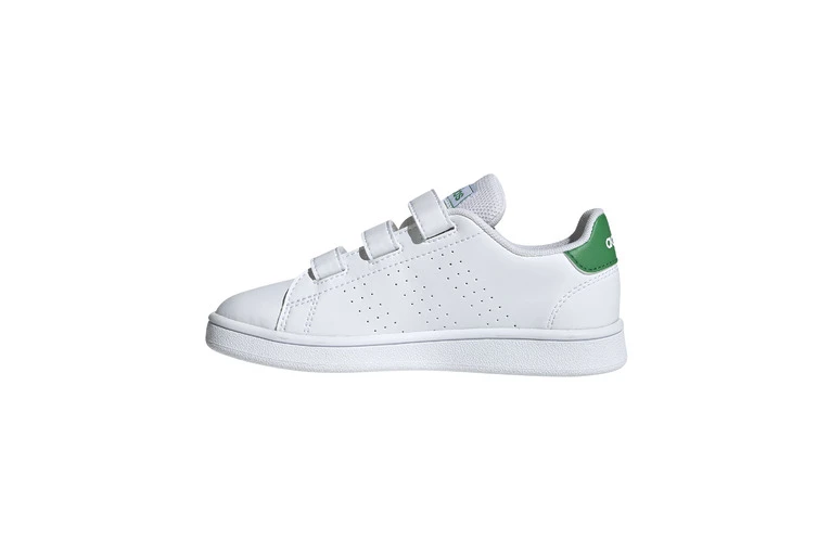 Adidas Advantage Sneaker Wit/groen Kids 4 Adidas Advantage Sneaker Wit/groen Kids - Afbeelding 2