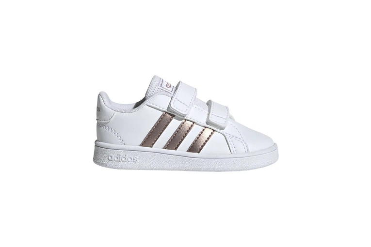 Adidas Grand Court I Sneaker Wit/granite Meisjes 3 Adidas Grand Court I Sneaker Wit/granite Meisjes