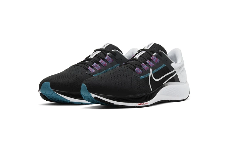 Nike Air Zoom Pegasus 38 Loopschoen Zwart/zilver Heren 5 Nike Air Zoom Pegasus 38 Loopschoen Zwart/zilver Heren - Afbeelding 3