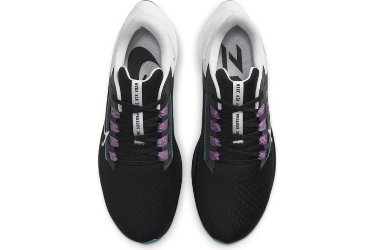 Nike Air Zoom Pegasus 38 Loopschoen Zwart/zilver Heren 6 Nike Air Zoom Pegasus 38 Loopschoen Zwart/zilver Heren - Afbeelding 4