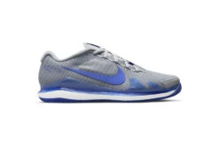 NikeCourt Air Zoom Vapor Pro HC Tennisschoen Grijs/blauw Heren