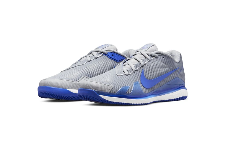NikeCourt Air Zoom Vapor Pro HC Tennisschoen Grijs/blauw Heren 5 NikeCourt Air Zoom Vapor Pro HC Tennisschoen Grijs/blauw Heren - Afbeelding 3