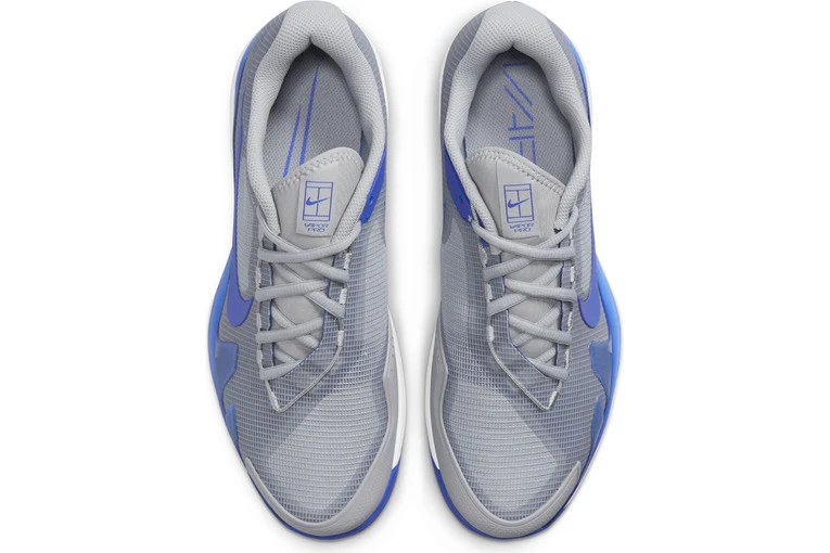 NikeCourt Air Zoom Vapor Pro HC Tennisschoen Grijs/blauw Heren 6 NikeCourt Air Zoom Vapor Pro HC Tennisschoen Grijs/blauw Heren - Afbeelding 4