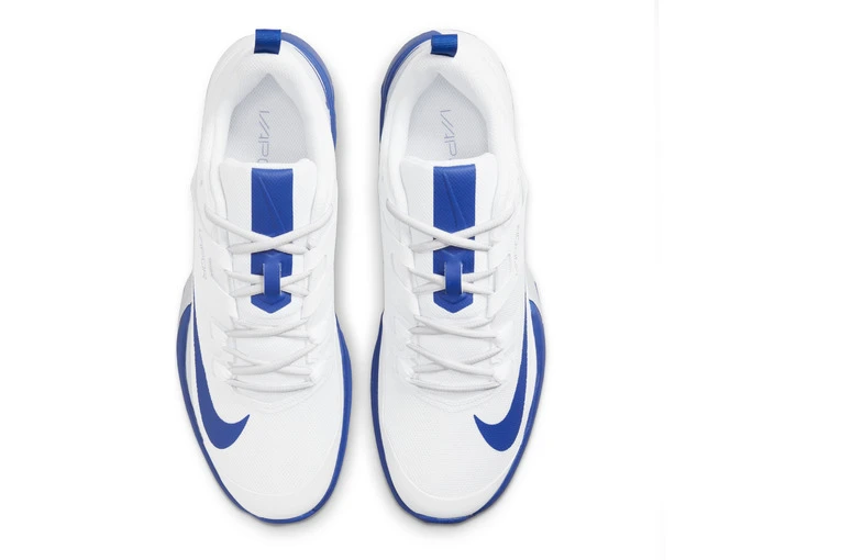 NikeCourt Vapor Lite HC Tennisschoen Wit/blauw Heren 6 NikeCourt Vapor Lite HC Tennisschoen Wit/blauw Heren - Afbeelding 4