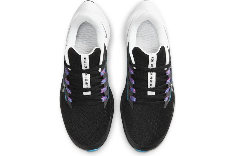 Nike Air Zoom Pegasus 38 Loopschoen Zwart/blauw Kids 6 Nike Air Zoom Pegasus 38 Loopschoen Zwart/blauw Kids - Afbeelding 4