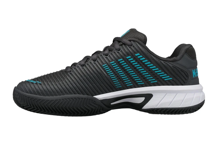 K-Swiss Hypercourt Express 2 HB Grijs/blauw KIDS 4 K-Swiss Hypercourt Express 2 HB Grijs/blauw KIDS - Afbeelding 2