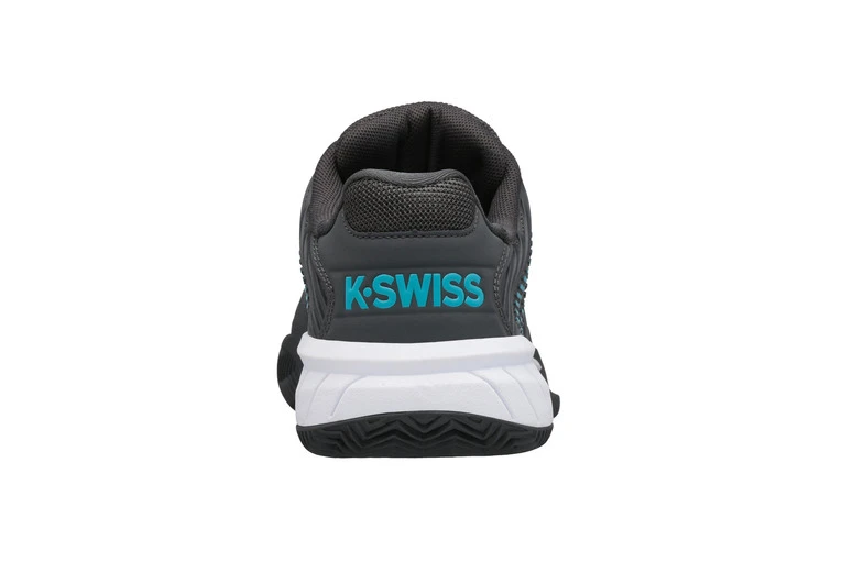 K-Swiss Hypercourt Express 2 HB Grijs/blauw KIDS 5 K-Swiss Hypercourt Express 2 HB Grijs/blauw KIDS - Afbeelding 3