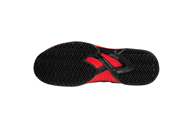 Mizuno Wave Exceed SL 2 CC Tennisschoen Zwart/rood Heren 6 Mizuno Wave Exceed SL 2 CC Tennisschoen Zwart/rood Heren - Afbeelding 4