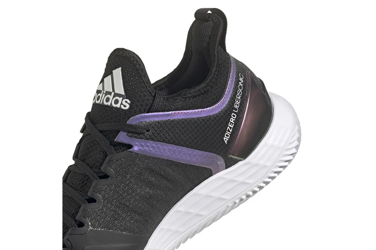 Adidas Adizero Ubersonic Tennisschoen Zwart/wit Heren 6 Adidas Adizero Ubersonic Tennisschoen Zwart/wit Heren - Afbeelding 4