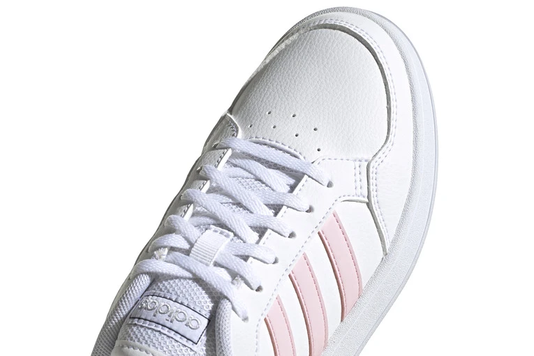 Adidas Breaknet Sneakers Wit/roze Dames 6 Adidas Breaknet Sneakers Wit/roze Dames - Afbeelding 4