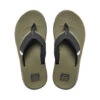 Reef Fanning Low Teenslipper Olive Heren -Schoenenwinkel 37096267 0