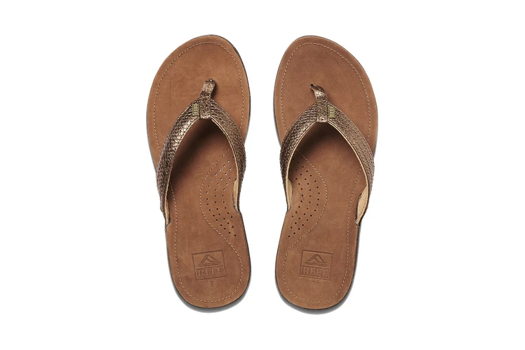 Reef Miss J-Bay Teenslippers Copper Snake Dames 3 Reef Miss J-Bay Teenslippers Copper Snake Dames