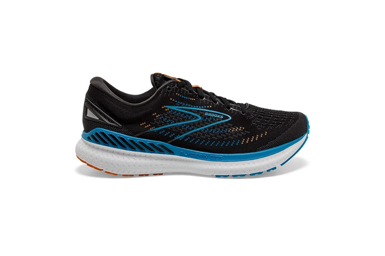 Brooks Glycerin GTS 19 Loopschoen Zwart/blauw/oranje Heren 3 Brooks Glycerin GTS 19 Loopschoen Zwart/blauw/oranje Heren