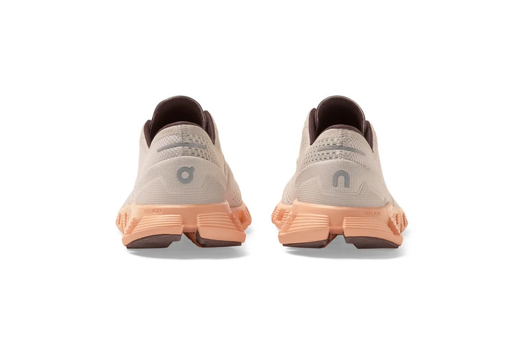 On Cloud X Loopschoen Silver/almond Dames 6 On Cloud X Loopschoen Silver/almond Dames - Afbeelding 4