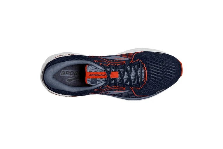 Brooks Adrenaline GTS 21 Loopschoen Navy/red Clay/grey Heren 6 Brooks Adrenaline GTS 21 Loopschoen Navy/red Clay/grey Heren - Afbeelding 4