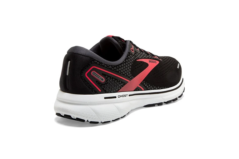 Brooks Ghost 14 Loopschoen Zwart/coral Dames 5 Brooks Ghost 14 Loopschoen Zwart/coral Dames - Afbeelding 3