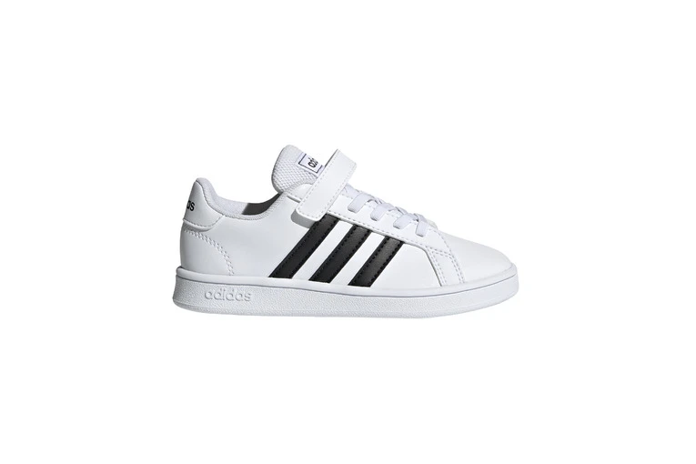 Adidas Grand Court Sneaker Wit/zwart KIDS 3 Adidas Grand Court Sneaker Wit/zwart KIDS