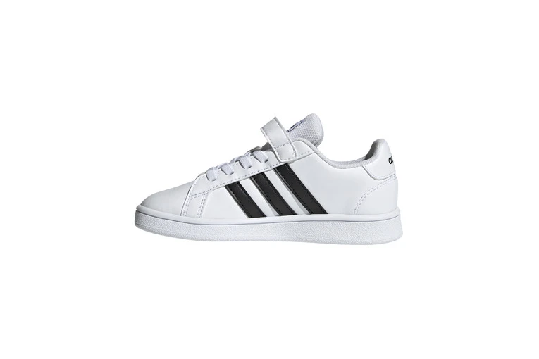 Adidas Grand Court Sneaker Wit/zwart KIDS 4 Adidas Grand Court Sneaker Wit/zwart KIDS - Afbeelding 2