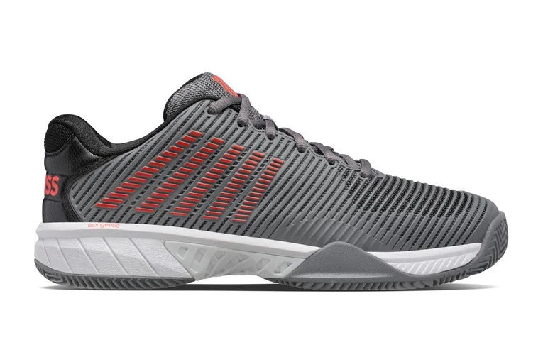 K-Swiss Hypercourt Express 2 HB Tennisschoen Grijs/spicy Oranje Heren 3 K-Swiss Hypercourt Express 2 HB Tennisschoen Grijs/spicy Oranje Heren