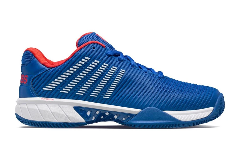 K-Swiss K.Swiss Hypercourt Express 2 HB Tennisschoen Blauw/rood Heren 3 K-Swiss K.Swiss Hypercourt Express 2 HB Tennisschoen Blauw/rood Heren