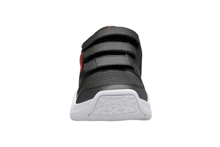 K-Swiss K.Swiss Court Express Strap Omni Tennisschoen Zwart/spicy Oranje KIDS 6 K-Swiss K.Swiss Court Express Strap Omni Tennisschoen Zwart/spicy Oranje KIDS - Afbeelding 4