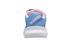 K-Swiss K.Swiss Court Express Strap Omni Tennisschoen Silver Lake Blue/roze KIDS -Schoenenwinkel 37100080 5