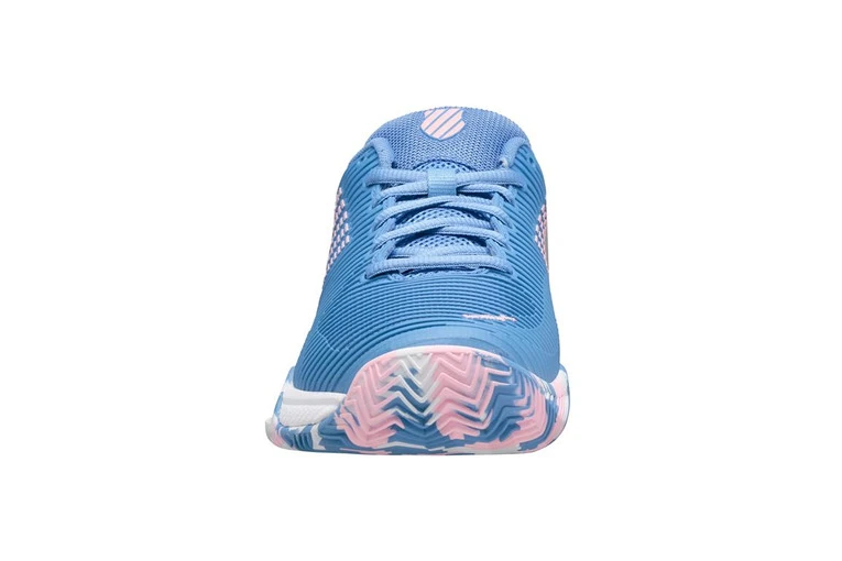 K-Swiss K.Swiss Hypercourt Express 2 HB Tennisschoen Silver Lake Blue/roze KIDS 6 K-Swiss K.Swiss Hypercourt Express 2 HB Tennisschoen Silver Lake Blue/roze KIDS - Afbeelding 4
