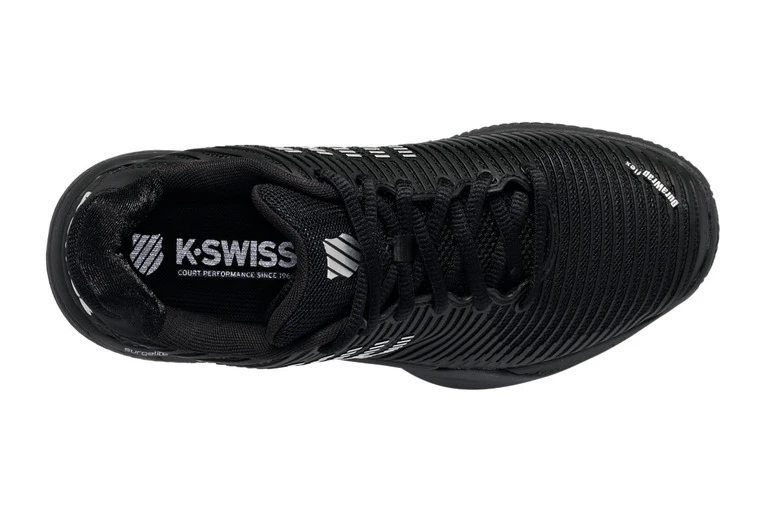 K-Swiss K.Swiss Hypercourt Express 2 HB Tennisschoen Zwart/zilver Dames 5 K-Swiss K.Swiss Hypercourt Express 2 HB Tennisschoen Zwart/zilver Dames - Afbeelding 3