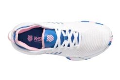 K-Swiss K.Swiss Hypercourt Supreme HB Tennisschoen Wit/blauw/roze Dames -Schoenenwinkel 37100096 3