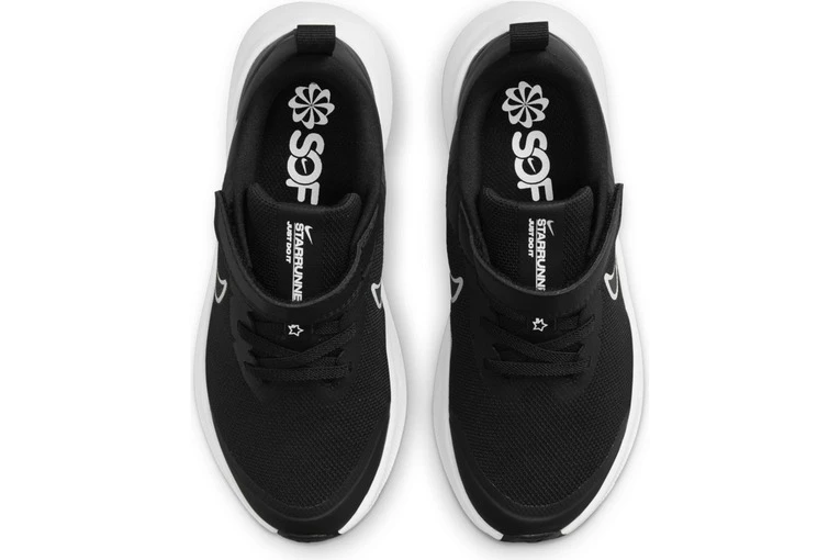 Nike Star Runner 3 Sportschoen Zwart/wit KIDS 6 Nike Star Runner 3 Sportschoen Zwart/wit KIDS - Afbeelding 4