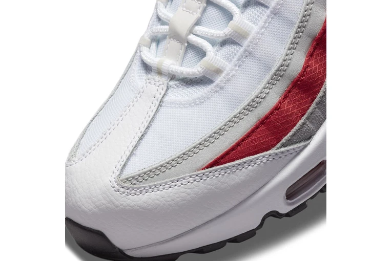 Nike Air Max 95 Sneaker Wit/grijs/rood/zwart Heren 7 Nike Air Max 95 Sneaker Wit/grijs/rood/zwart Heren - Afbeelding 5