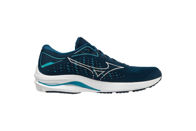 Mizuno Wave Rider 25 Loopschoen Blauw Heren 3 Mizuno Wave Rider 25 Loopschoen Blauw Heren