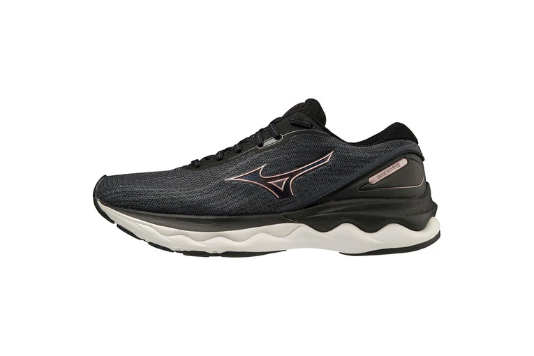 Mizuno Wave Skyrise 3 Loopschoen Zwart Dames 4 Mizuno Wave Skyrise 3 Loopschoen Zwart Dames - Afbeelding 2