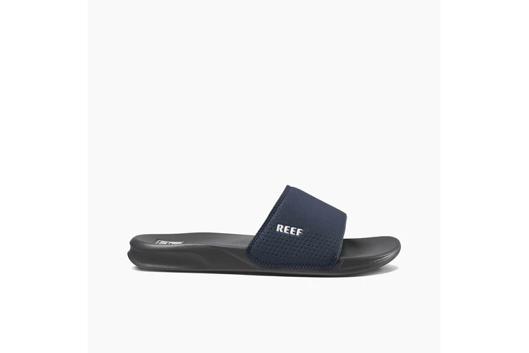 Reef One Slide Teenslippers Navy/white Heren 4 Reef One Slide Teenslippers Navy/white Heren - Afbeelding 2