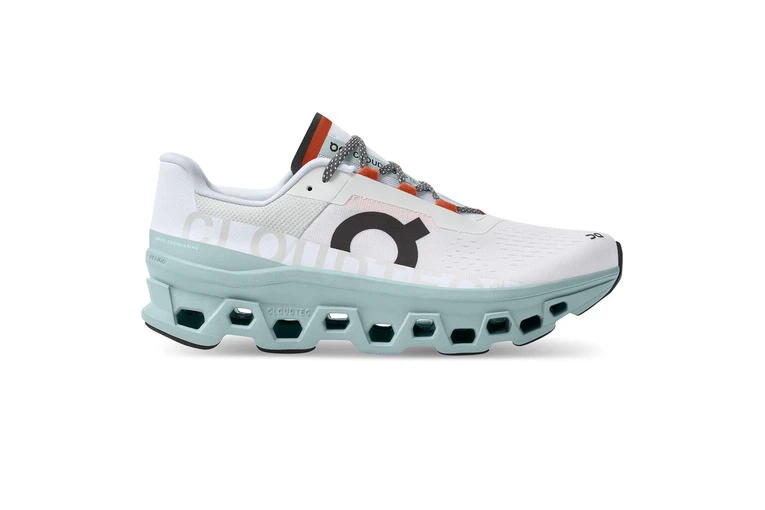 On Cloudmonster Loopschoen Frost/surf Heren 3 On Cloudmonster Loopschoen Frost/surf Heren
