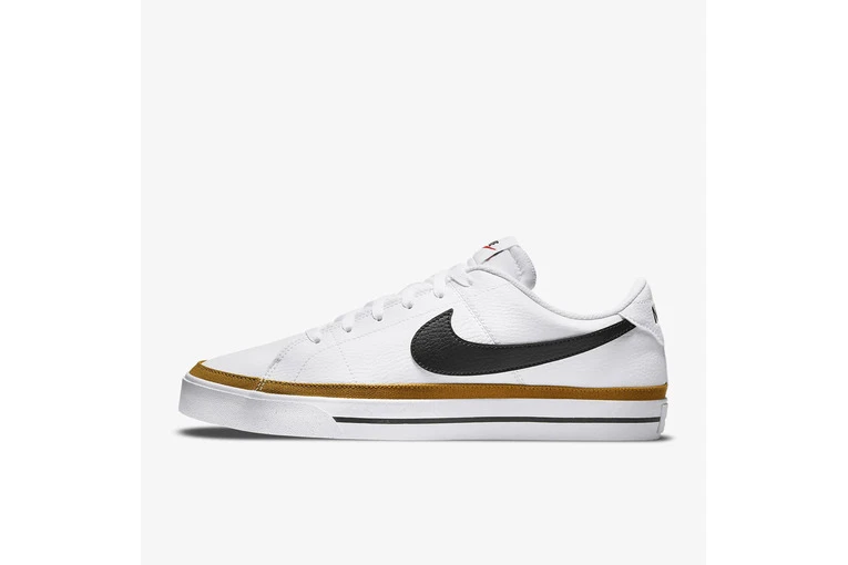 Nike Court Legacy Sneaker Wit/desert Ochre/zwart Heren 4 Nike Court Legacy Sneaker Wit/desert Ochre/zwart Heren - Afbeelding 2