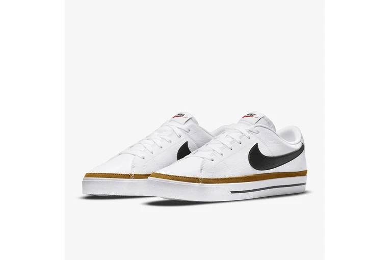 Nike Court Legacy Sneaker Wit/desert Ochre/zwart Heren 5 Nike Court Legacy Sneaker Wit/desert Ochre/zwart Heren - Afbeelding 3